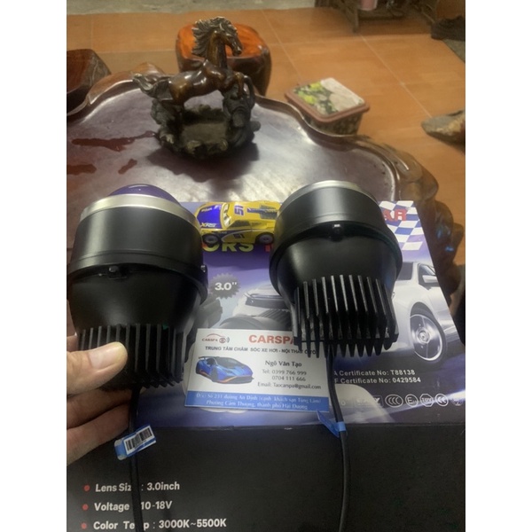 Đèn Bi led gầm ô tô 3 chế độ mầu !3 COLORS M617