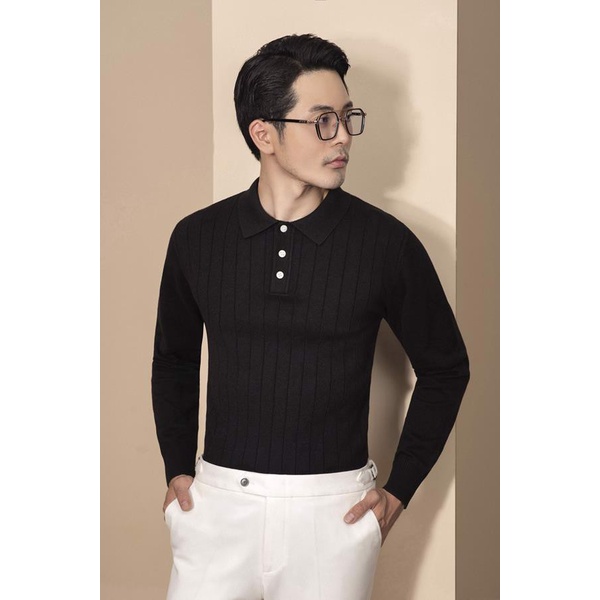 ÁO LEN ADAM STORE SỌC ĐEN AL027D