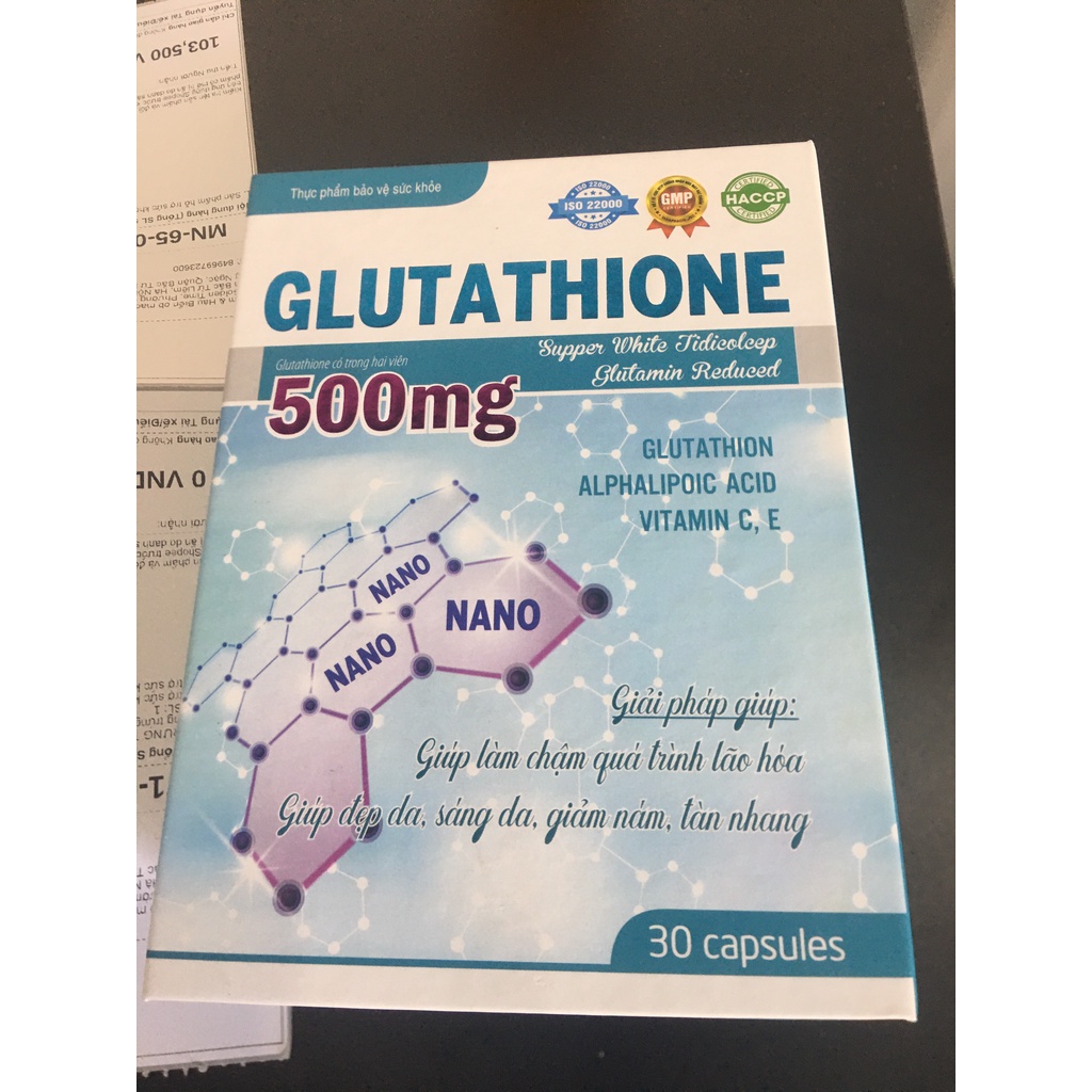 [TRẮNG DA NHANH X2] Glutathione 1000mg Supper White Tidicoleep giảm lão hóa hiệu quả,mờ nám,tàng nhan nhanh chóng,sángda