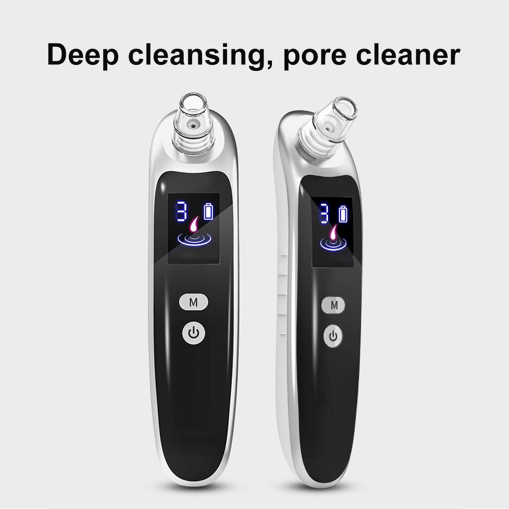 1 Máy Hút Mụn Đầu Đen Làm Sạch Sâu Lỗ Chân Lông Kèm Phụ Kiện