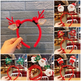 [Nhiều mẫu]Bờm cài tóc noel cho bé, bờm tuần lộc, cài tóc cho bé