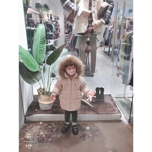 order Áo Parka cho bé mũ lông cực đẹp, Áo khoác phao cho bé trai hoặc bé gái đều mặc được