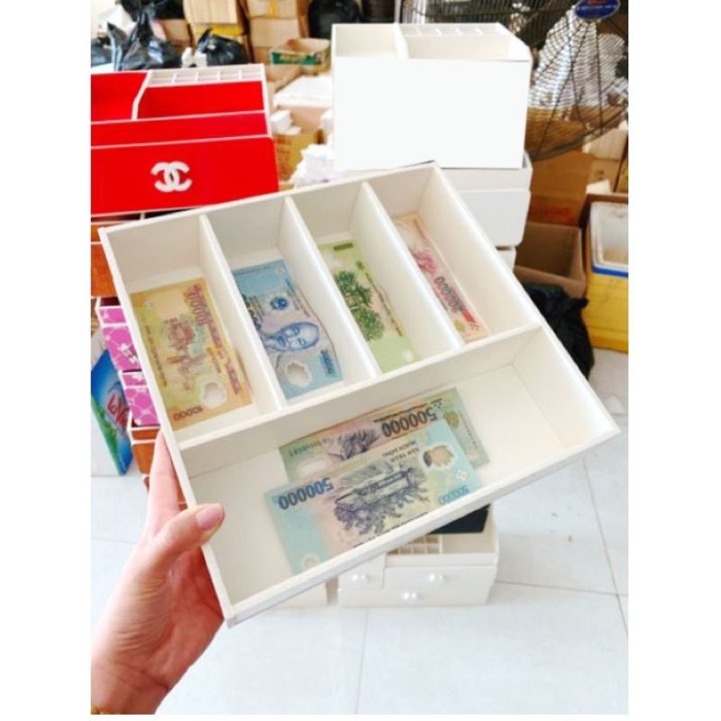 Kệ chia ngăn kéo đựng tiền, mỹ phẩm, đồ lặt vặt tiện dụng