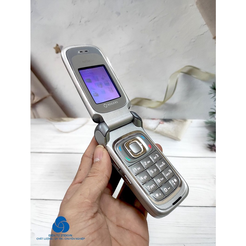 Điện thoại độc Nokia 6085 nắp gập 2 màn hình giá rẻ kèm pin sạc