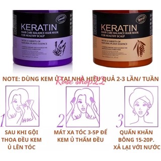 Hấp Tóc Keratin Hàn Quốc 1000ML