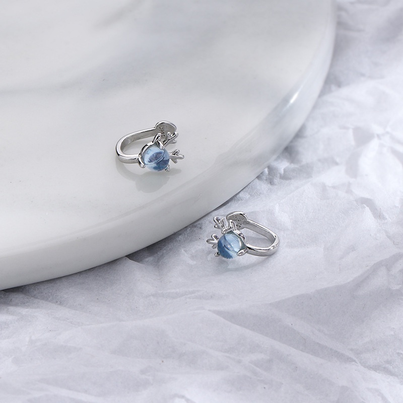 Kẹp tai Kiểu Hàn Quốc, bông tai kẹp theo phong cách Giáng sinh thời trang, không gây dị ứng bông tai, kẹp tai phụ nữ cao cấp