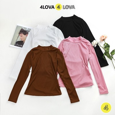 Áo len cổ 3 phân 4LOVA thu đông dài tay giữ nhiệt cao cổ chất đẹp đanh mịn gam màu sang thanh lịch