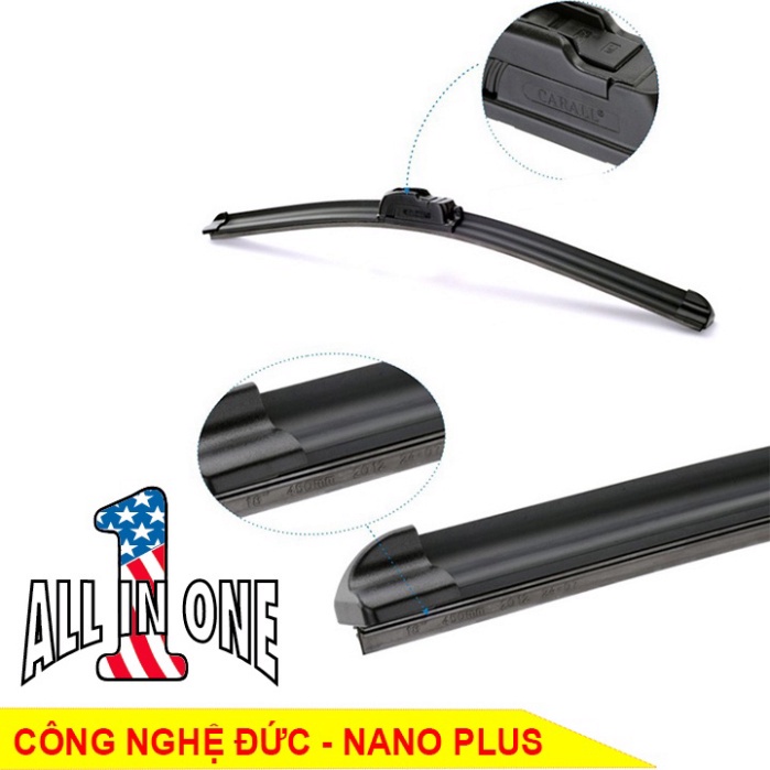 [HÀNG ĐỨC - GIÁ SỐC]  Thanh gạt nước mưa ô tô công nghệ Đức Nano Plus, dành cho các dòng xe của hãng SUZUKI