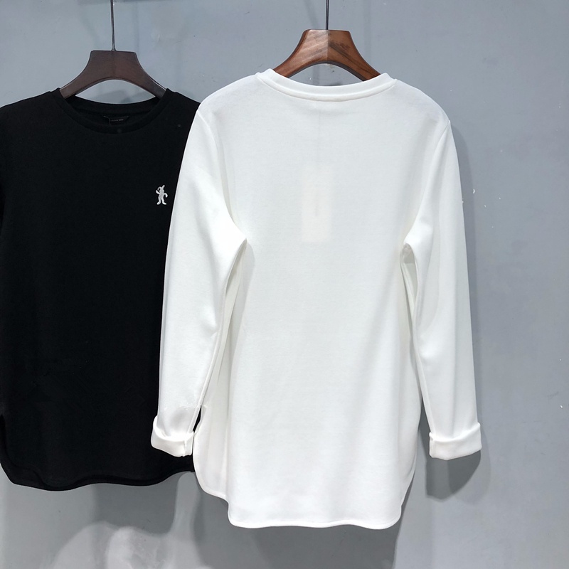 NRVP Áo Thun Nữ Dài Tay Dáng Rộng Phong Cách Hàn Quốc Thời Trang Mới 2023