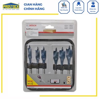 Bộ khoan gỗ đuôi cá(14/16/18/20/22/24mm) - 2608595424 Bosch chính hãng PK MUK