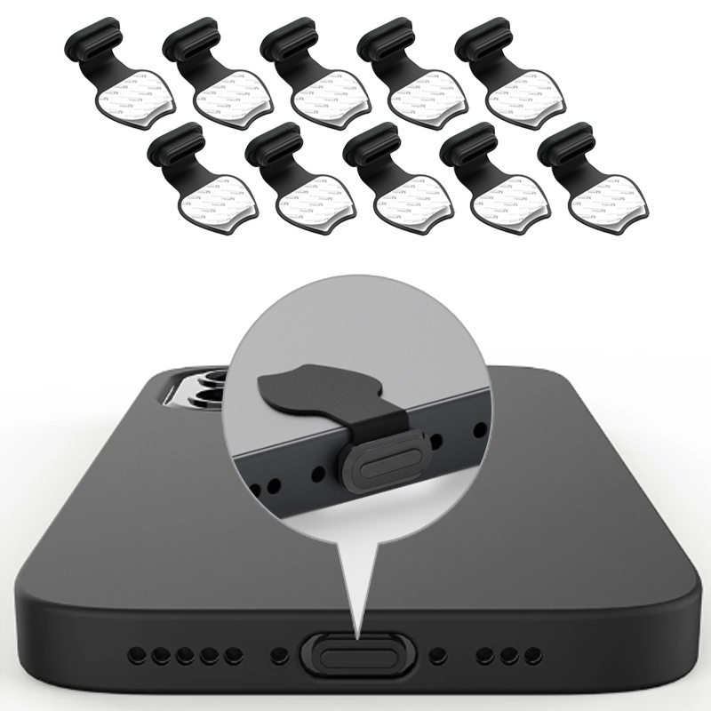 Ốp Điện Thoại Silicon Mềm Chống Nước Chống Bụi Đa Năng Cho Cổng Sạc Type-C