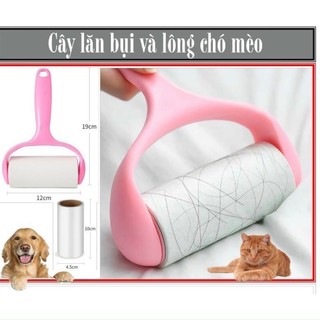 Cây lăn bụi quần áo cán con