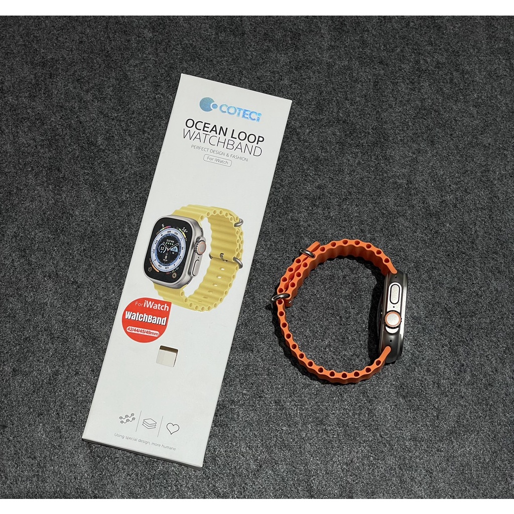 Dây đeo Apple Watch Ocean chính hãng Coteetci series 8/ 7/ 6/ 5/ SE/ Ultra