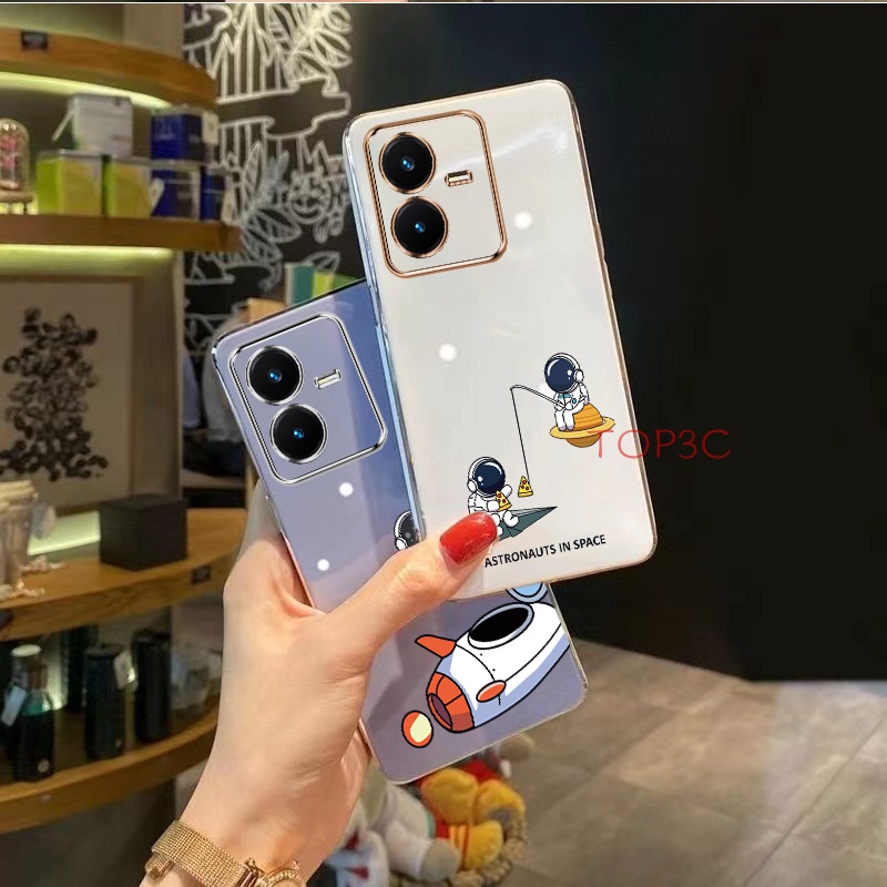 Ốp lưng Vivo y22s Ốp Điện Thoại Họa Tiết Nasa Cho Vivo Y22 Y21 Y21s Y33S t1x Y20 Y12S Y12A Y20S G Y16 Y15S Y01 Y01A Y12 Y11 Y02S Y17 Y15 u10 xq