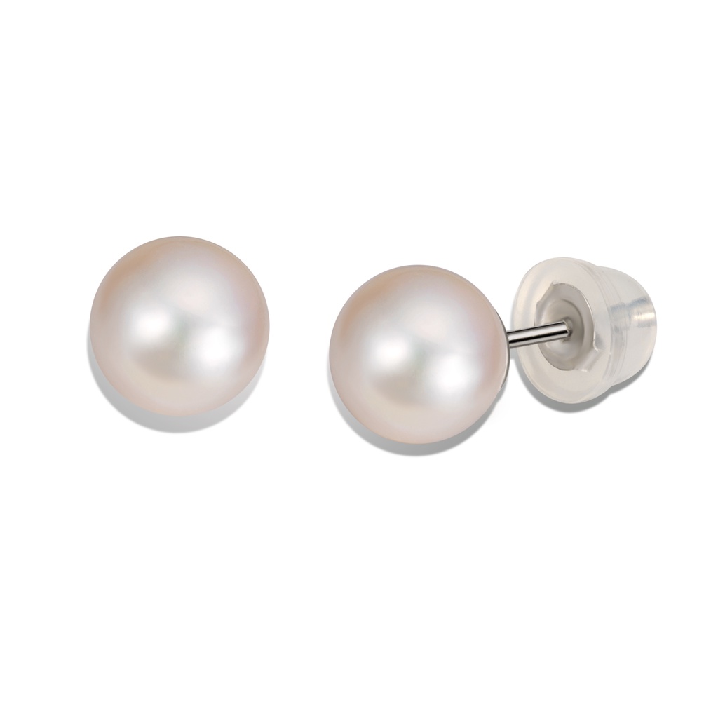 Bông Tai Ngọc Trai Nước Ngọt Cao Cấp Long Beach Pearl HEEAS06FL012