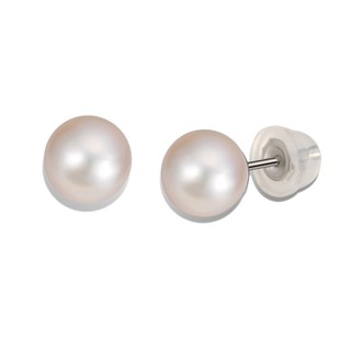 Bông tai ngọc trai nước ngọt cao cấp long beach pearl heeas06fl012