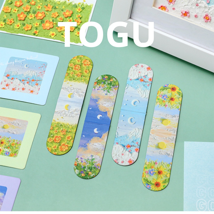 Bookmark nam châm đánh dấu trang sách vở TOGU miếng chặn trang giấy sáng tạo miếng đánh dấu sách văn phòng phẩm