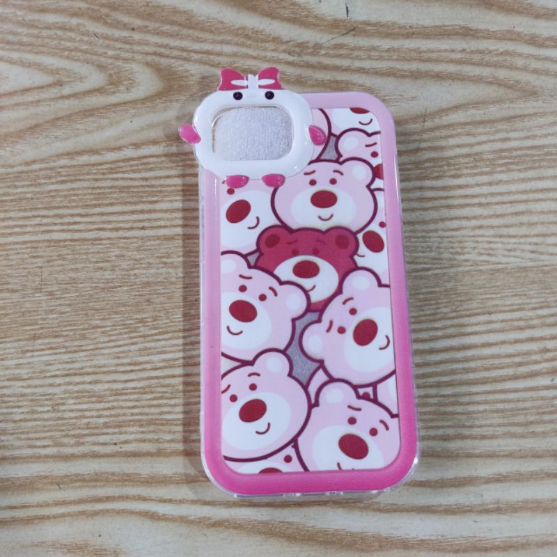 Ốp lưng iPhone 7plus/8plus dẻo viền màu lưng in hình kute dễ thương có bảo vệ camera