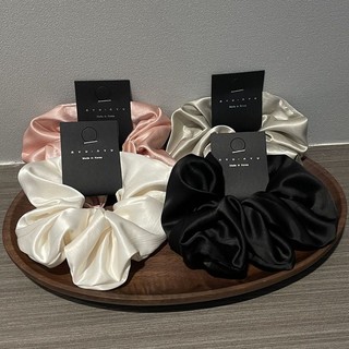 Scrunchies lụa satin chun buộc tóc cao cấp