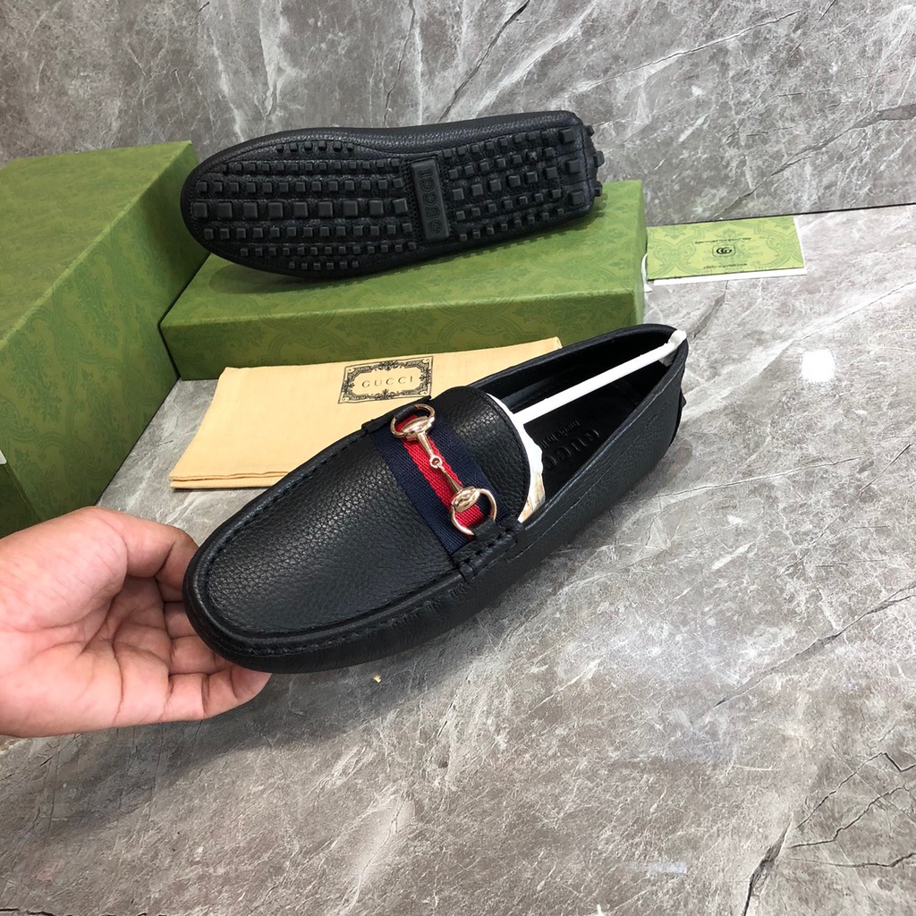 Giày Mọi GC Nam Đai Chun Tang Mắt Sắt Sang Trọng, Lịch Lãm Hàng FULLBOX