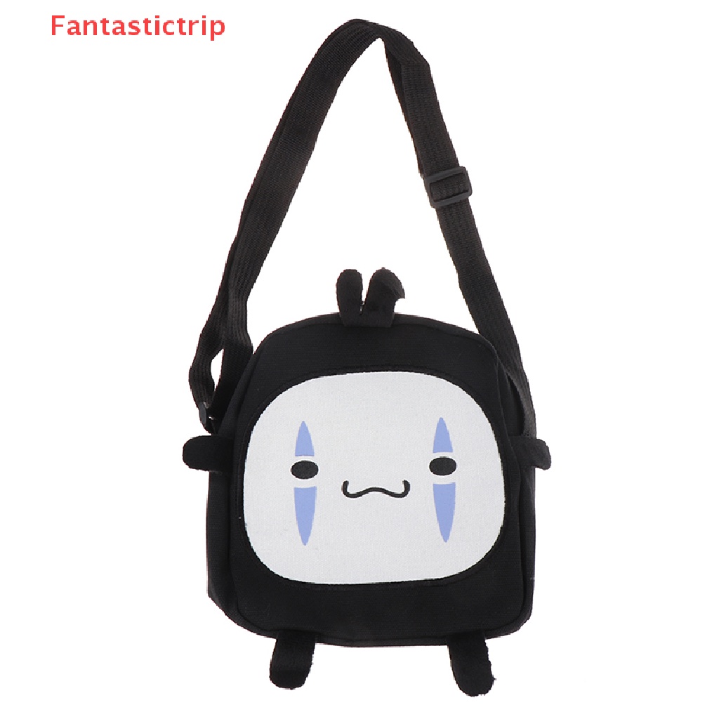 [Fantastictrip] Túi Đeo Chéo Vai Hình Vô Diện Spirited Away Có Thể Điều Chỉnh Dây Đeo Hóa Trang Anime Mới