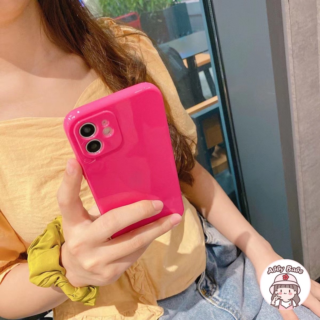 Ốp Điện Thoại TPU Mềm Chống Sốc Họa Tiết Bướm Màu Hồng Gradient Phong Cách Hàn Quốc Cho IPhone 11 7Plus 13 12 11 Pro Max