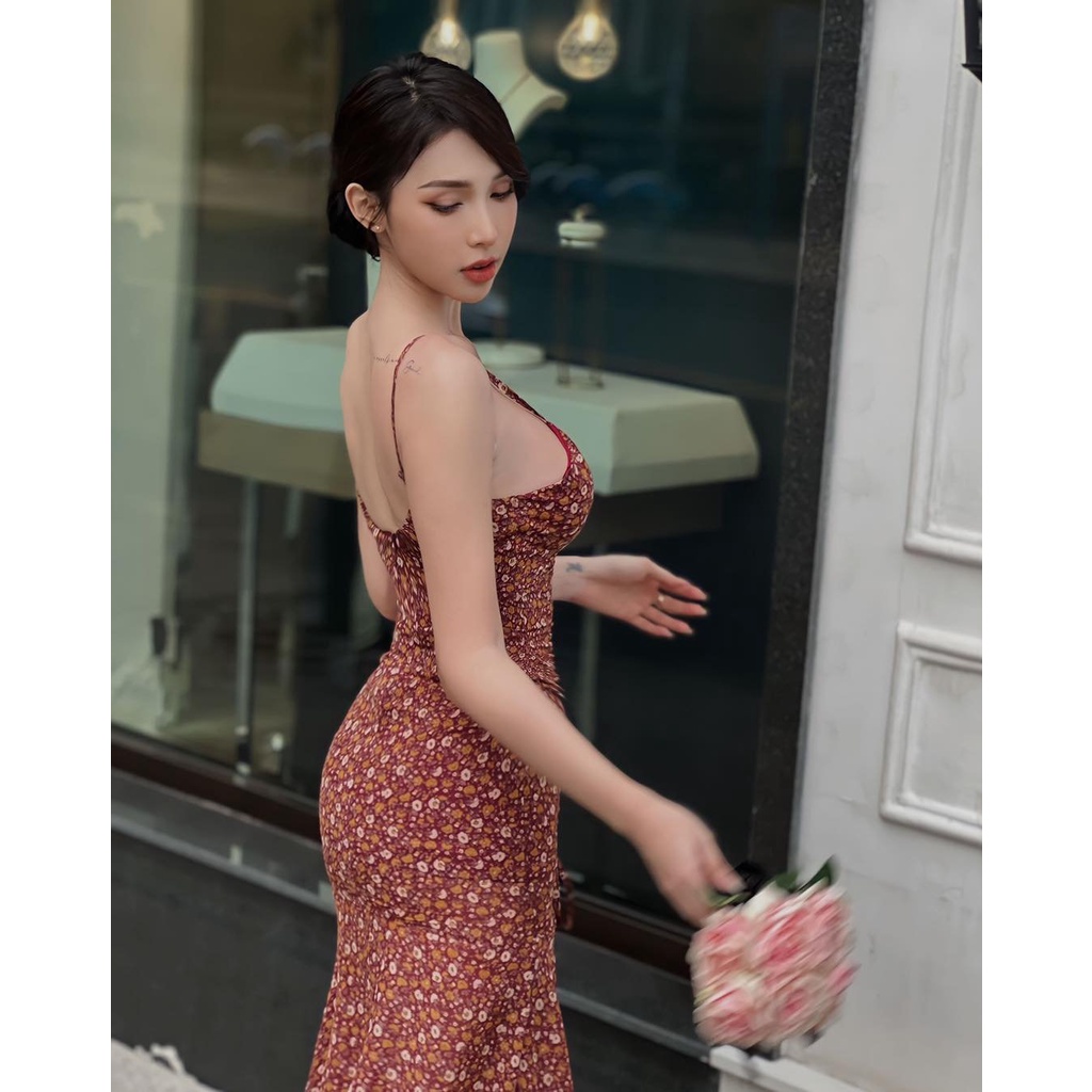 Đầm Maxi Rút Đuôi Cá Yoona FC 3334