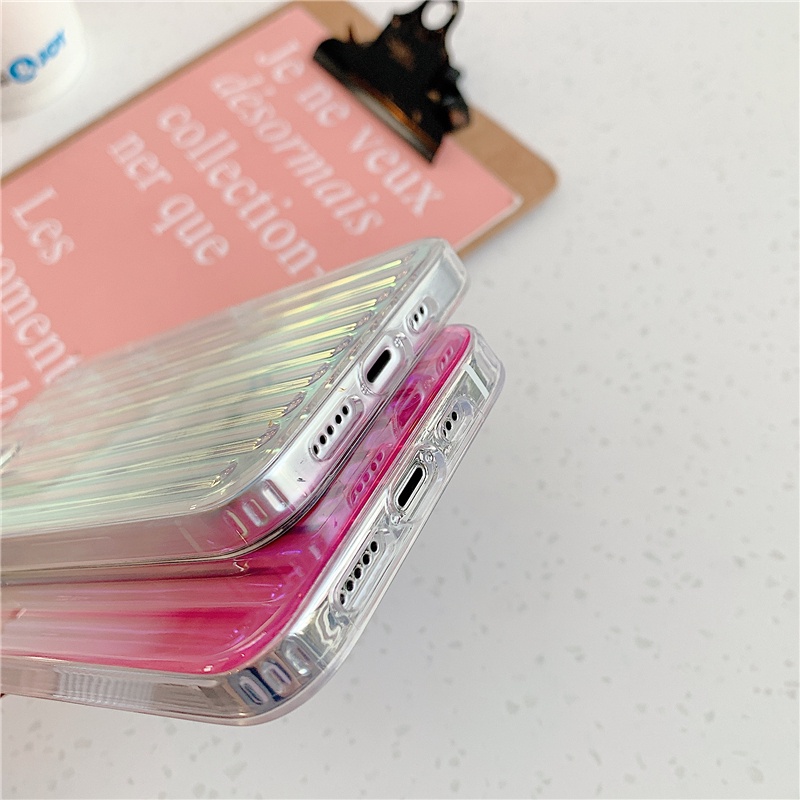 Ốp Điện Thoại Dẻo Màu Laser Mạ Viền Sang Trọng Chống Sốc Cho iPhone 14 13 12 11 Pro MAX X XR XS MAX 8 7 Plus + SE 2020