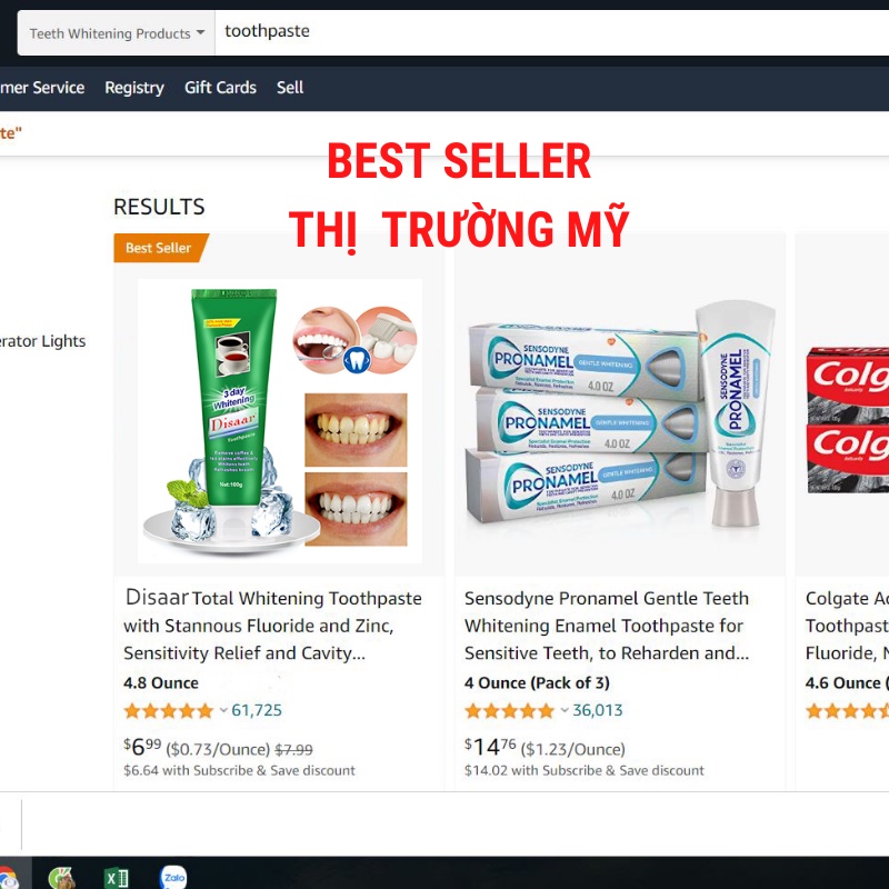 Kem đánh trắng răng Disaar US,loại mảng bám, sạch thơm, sáng bóng KDR01