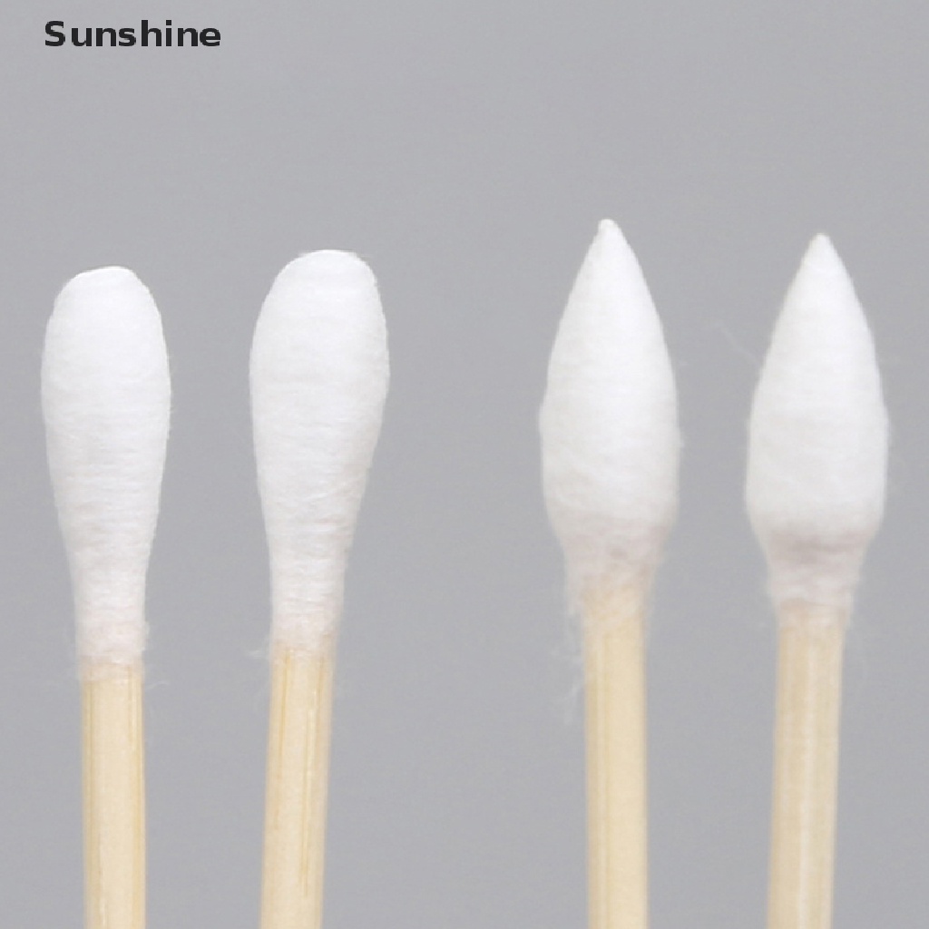 Set 100 / 200 Tăm Bông Cotton Dùng Một Lần Chất Lượng Cao