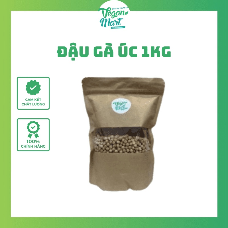ĐẬU GÀ HẠT ÚC VEGAN MART (1kg)