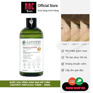 Nước hoa hồng giảm mụn mờ thâm Caryophy Portulaca Toner 300ml _ Caryophy Chính Hãng