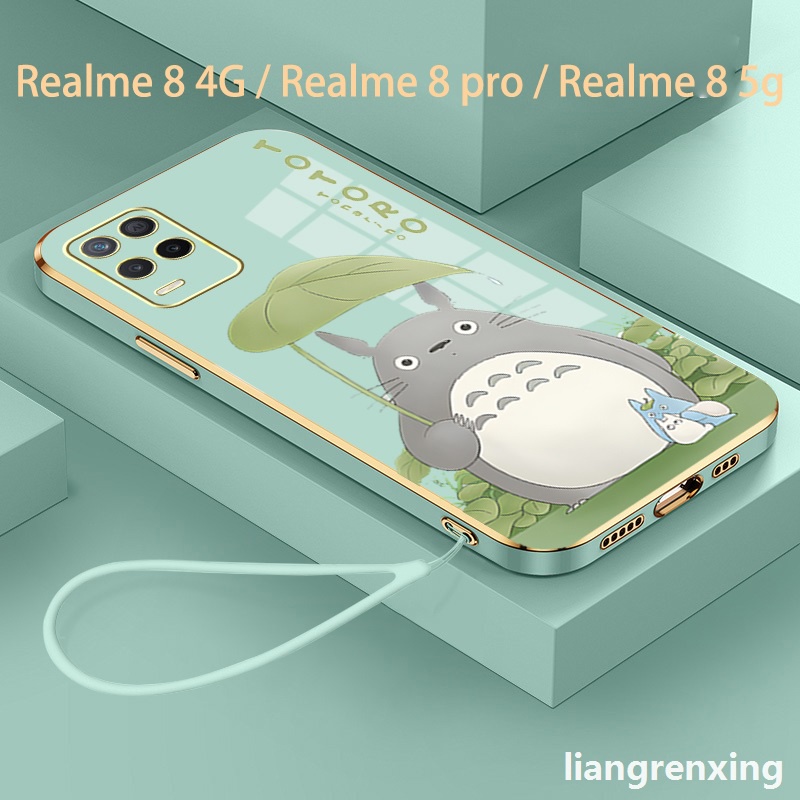 ốp lưng realme 8 pro realme 8 4g realme 8 5g Ốp Điện Thoại Silicon Mềm Chống Sốc Mạ Điện DDLM01 Cho realme 8 pro realme 8 4g realme 8 5g viền vuông cute