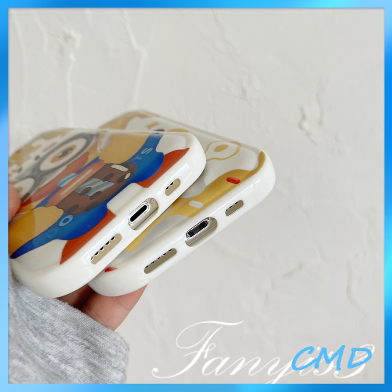 Ốp Điện Thoại Hình Chú Gà Con Màu Vàng Cho Iphone6 6splus 7 7plus 8 8plus XR x xs 12 11 pro max plus 13 promax-5011