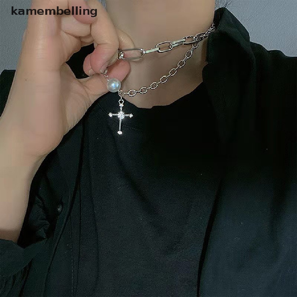 Vòng cổ Nhiều Lớp Mặt Thánh Giá Phong Cách Vintage Cho Nữ