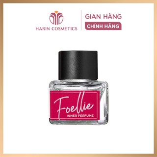 Nước hoa vùng kín nữ Foellie Eau De BeBé Inner Perfume 5ml màu đỏ hương gỗ quyến rũ, sang chảnh, khử mùi Harin Cosmetics
