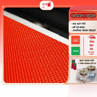 Thảm nhựa trải sàn chống trơn, thảm lót sàn nhà dạng cuộn gai mít đủ màu (120x 50cm)