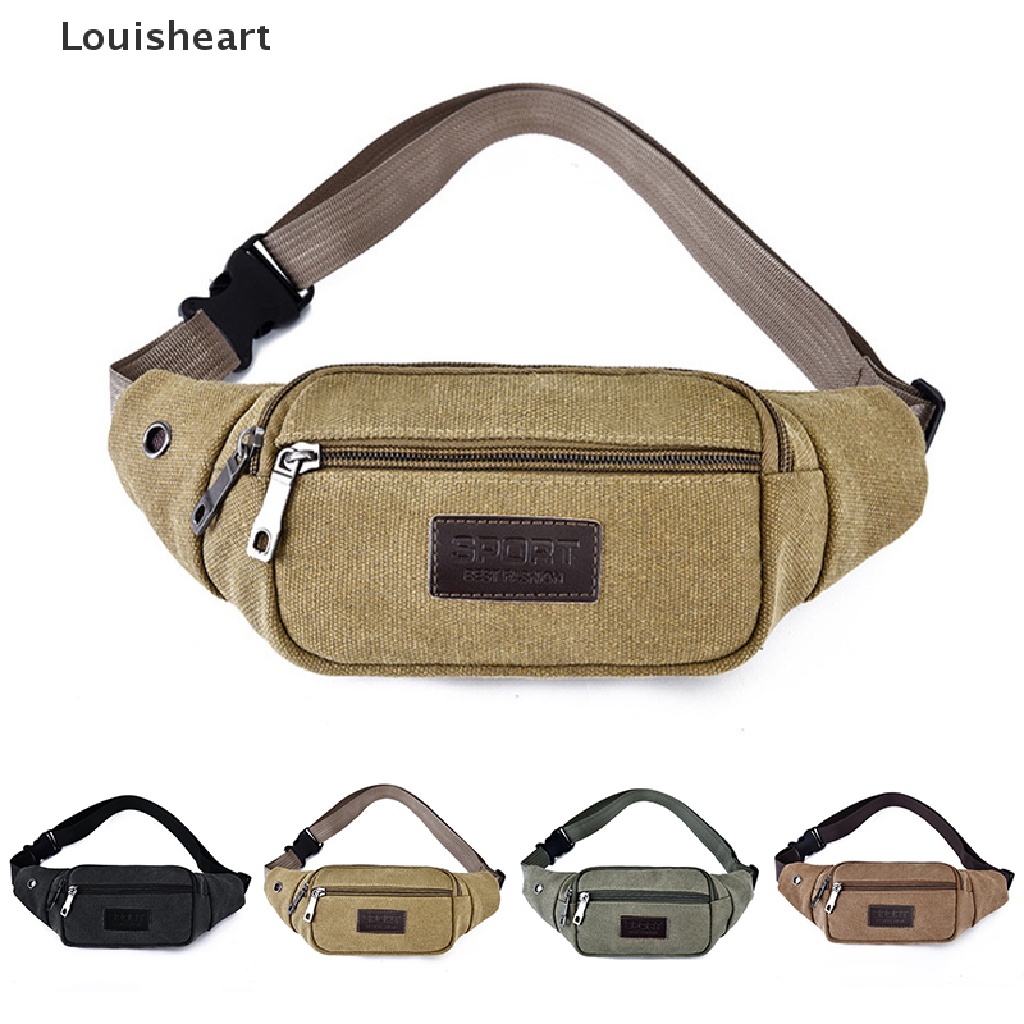 Túi Đeo Hông Đựng Điện Thoại Bằng Vải Canvas Thiết Kế Giản Dị