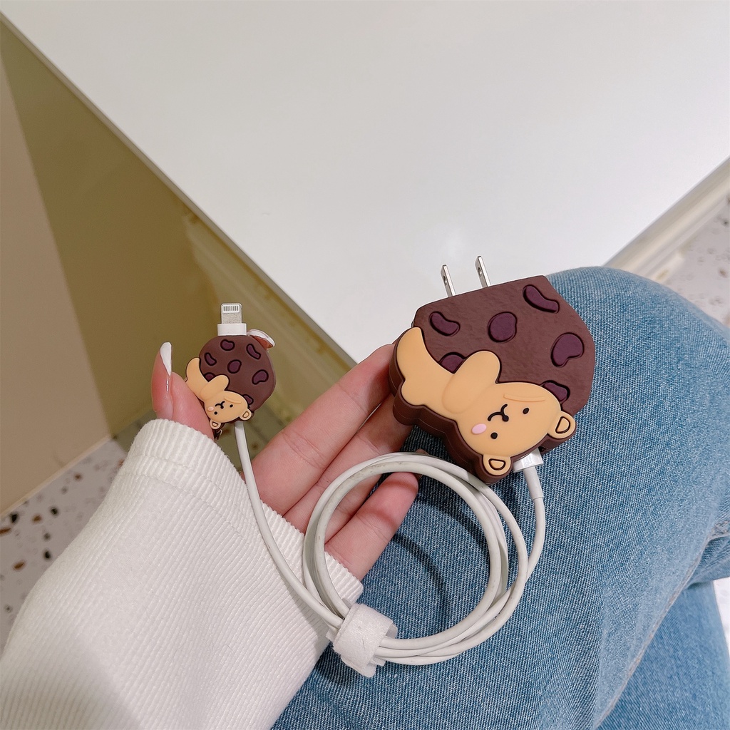 Set 2 Dây Cáp Sạc Nhanh / Truyền Dữ Liệu USB Type-c Hình Cá Mập 3D Bằng Silicon Chống Sốc Cho Apple iphone / ipad 18W / 20W Ốp