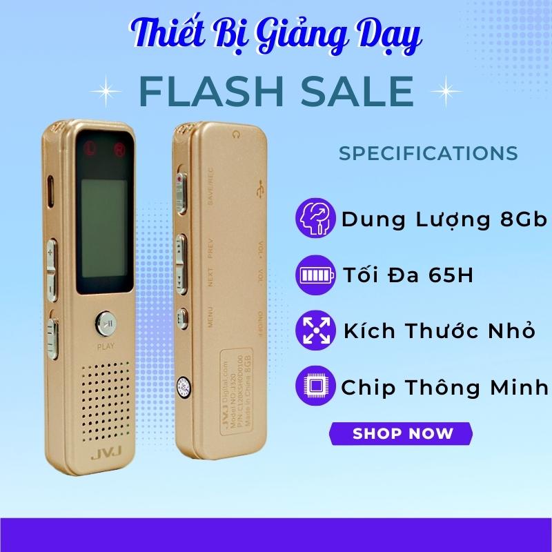 Máy ghi âm JVJ J125 16Gb, nhỏ gọn tiện lợi hỗ trợ lọc âm, chính hãng - Máy ghi âm JVJ J320 8Gb chính hãng