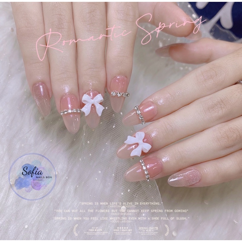 Nail Box Thạch Bling Theo Yêu Cầu - Tặng kèm Keo