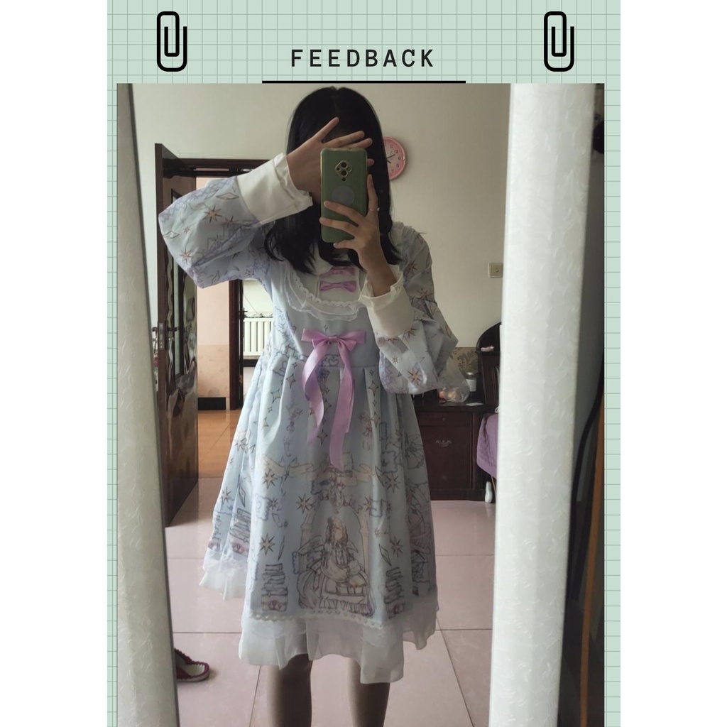 Váy lolita in hình thủy thủ mặt trăng dễ thương, VIDEO TỰ QUAY