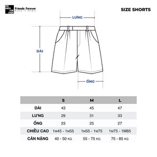 Quần FF FABRIC SHORT PANTS