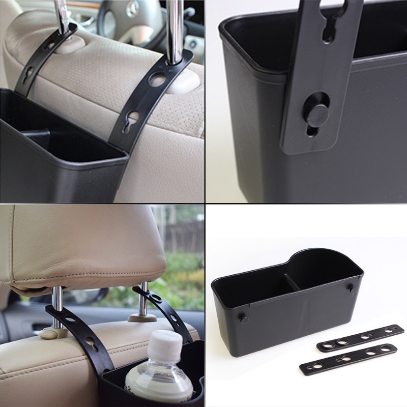 1 Giá Đỡ Cốc Nước / Điện Thoại Bằng Nhựa Gắn Ghế Ngồi Xe Hơi Tiện Dụng