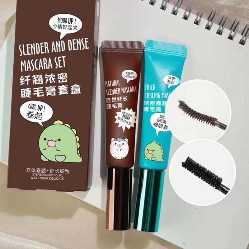 Mascara Dạng Tuýp Hình Động Vật Dễ Thương Tự Nhiên Lâu Trôi Chống Thấm Nước Uốn Cong Lông Mi Không Nhòe