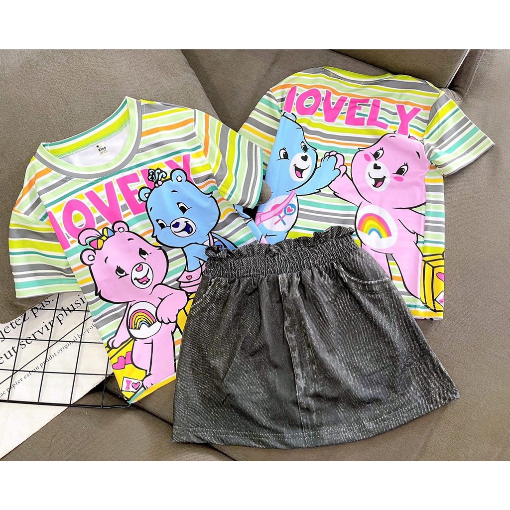 Váy Đầm Bé Gái [8-40Kg] Hàng mới về chất liệu thun dày mịn mát in hình 3D được các bé gái yêu thích nhất 2022