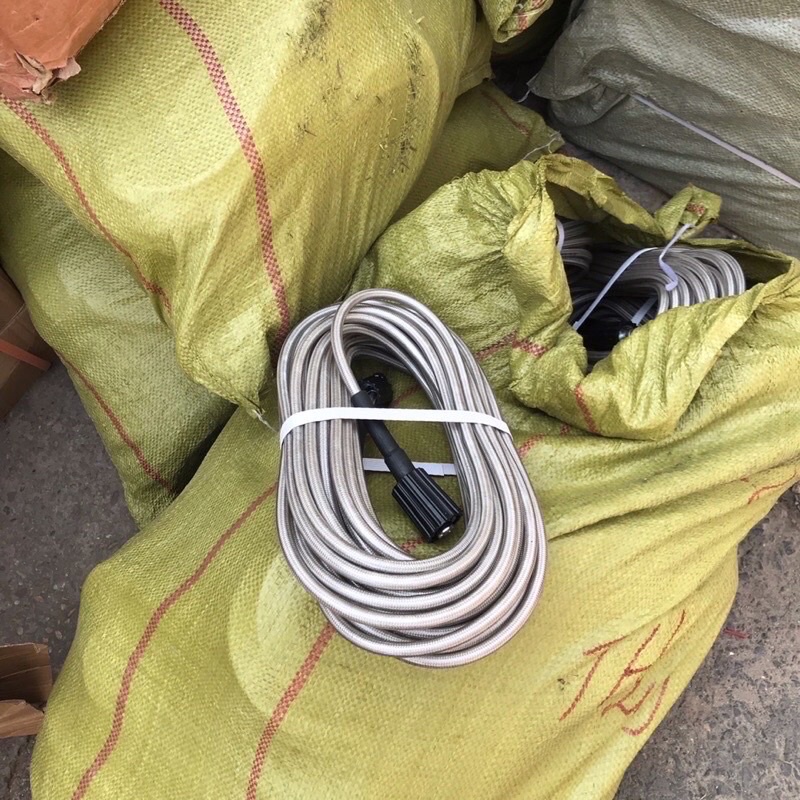 Dây Rửa Xe Áp Lực Cao Siêu Mềm - Dẻo 10 - 15 - 20 Mét, Dây Cao Áp Lực, Dây Rửa Xe