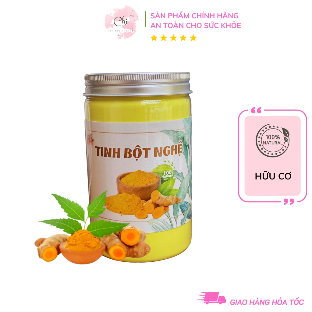 Tinh bột nghệ nguyên chất tự nhiên, đã kiểm nghiệm sản phẩm - Chichi