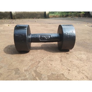 Cặp tạ tay gang đúc nguyên khối 7kg phủ sơn đen ( 14kg cho 2 tay)