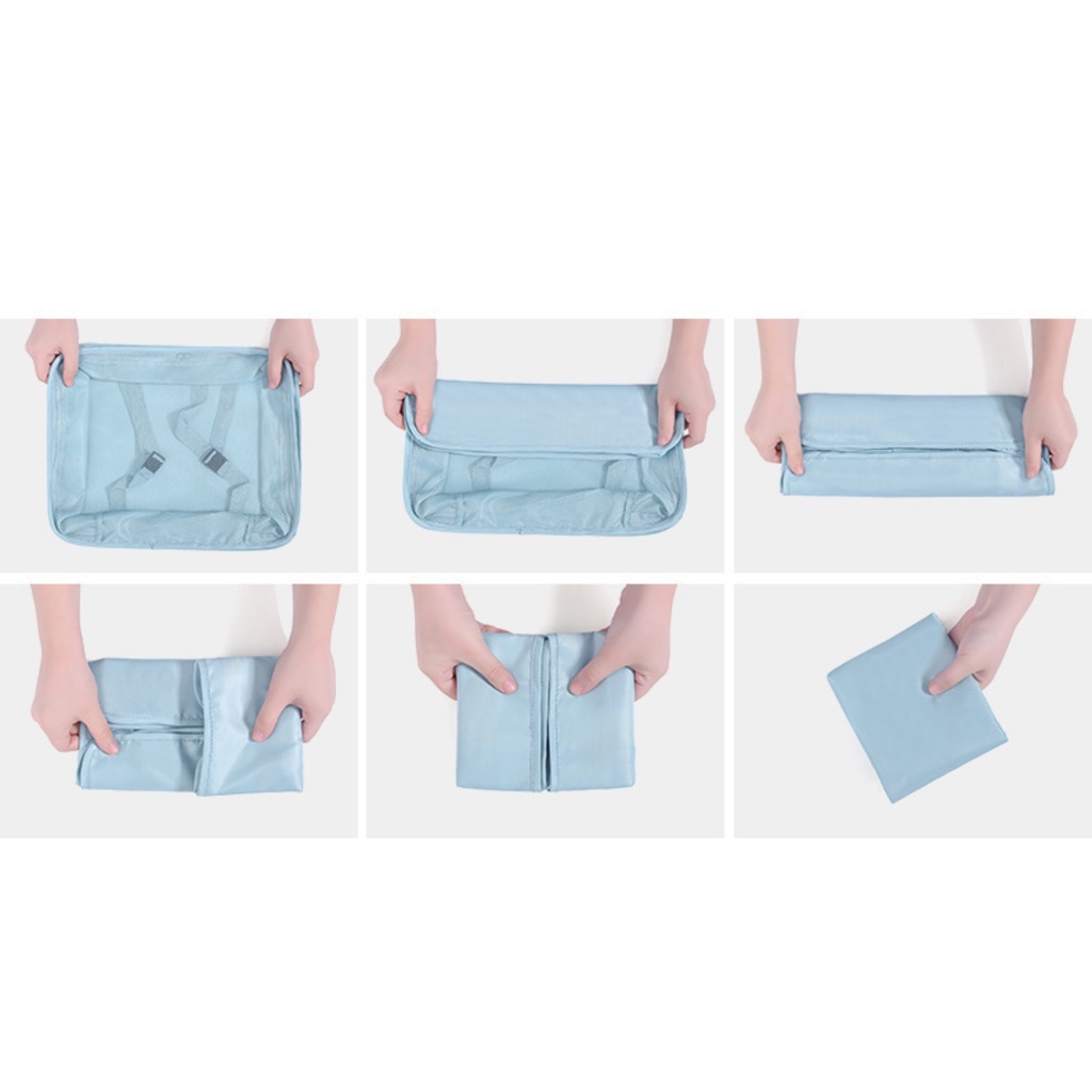 Bộ 6 Túi Đựng Đồ Du Lịch Chống Thấm Nước Chất Lượng Cao